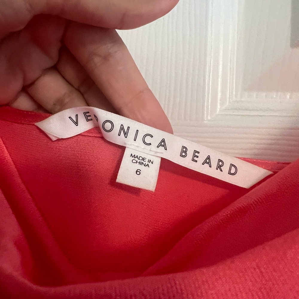 NWOT Veronica Beard Natasha satin dress - Picture 2 of 7